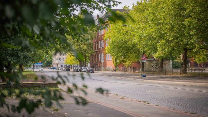 Die Melchior-Schwoon-Straße erhält eine neue Asphaltschicht und bessere Radwege. Die Melchior-Schwoon-Straße erhält eine neue Asphaltschicht und bessere Radwege. ©Magistratspressestelle / Arnd Hartmann